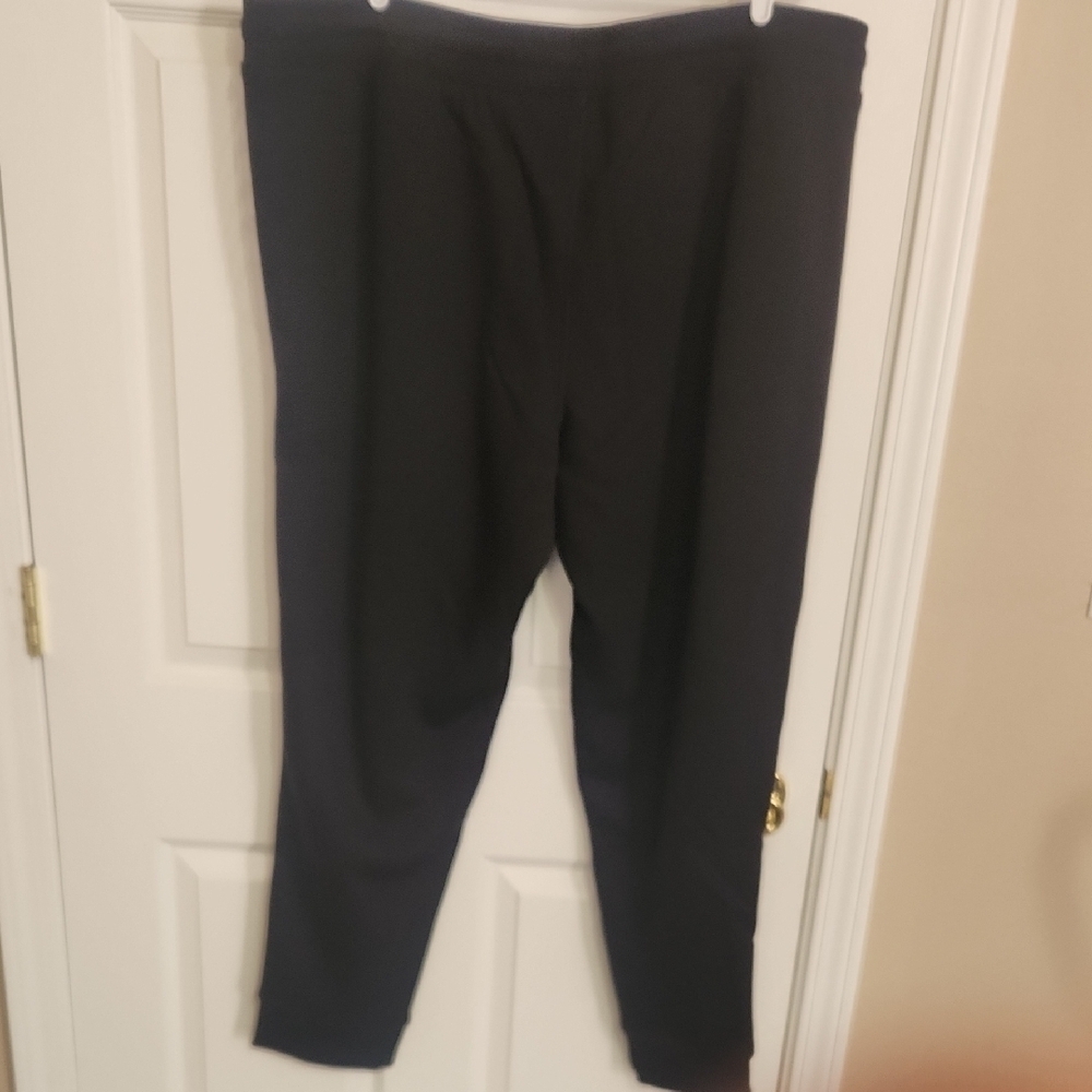 Black Joggers with Elastic Waistband and Full-Length Design - Picture 5 of 5